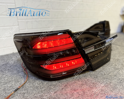 Стопы Toyota Camry 55 стиль Mercedes черные тонированные