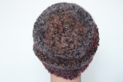 Бордовая итальянская шапка Вицио