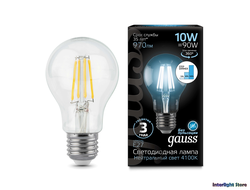 Gauss LED Filament A60 Step Dimmable 10w 940 E27