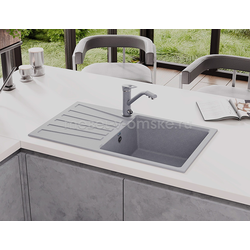 ШММ703 Мойка врезная U-703. Размер: 830х480х210. Размер чаши: 410х415х190.