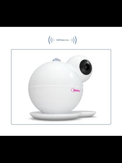 Моторизированная WiFi видеоняня iBaby Monitor M7,  с встроенным светильником проекции звёздого неба, датчик влаги и температуры + датчик воздуха, Full HD