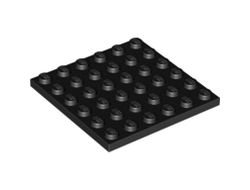 Plate 6 x 6, Black (3958 / 395826)