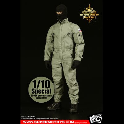 Спецназ "Альфа" (Лимитированный выпуск) - КОЛЛЕКЦИОННАЯ ФИГУРКА 1/6 Russian Spetsnaz - FSB Alfa Group 3.0 Green Exclusive Ver. (M-069 B) - SUPER MC TOYS