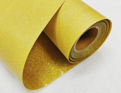 Термопленка "SEF" серия FLEXCUT GLITTER 01 GOLD, 350 мкм