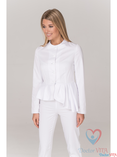 Жакет медицинский Dr.Super "Nikole" белый