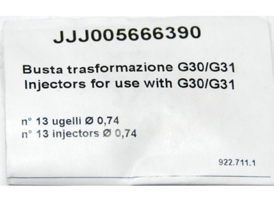 Комплект форсунок для котла BAXI MAIN / Four / DIGIT 240Fi / 18, 24 (5666390) сжиженный газ