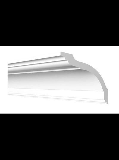 Потолочный плинтус DECOR-DIZAYN DD08, из дюрополимера, под покраску, ударопрочный, 2 метра