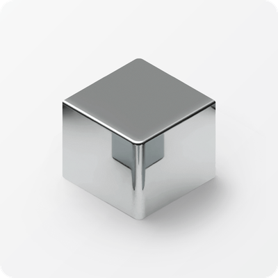 П-образный алюминиевый профиль 6х10 мм. NEEXY PV85-03 BS Серебро блестящее 2.7 м.