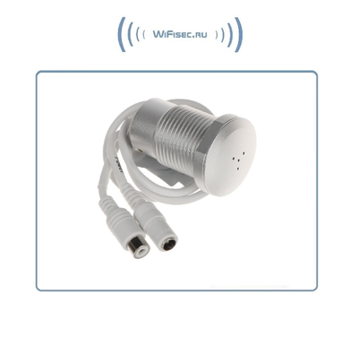 Dahua DH-HAP120-V. Вандалостойкий всепогодный конденсаторный микрофон для систем видеонаблюдения (-20 до +60 Гр. С)