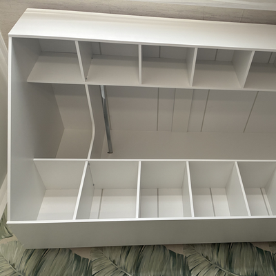 Шкаф угловой Софт ШКУ-01 белый/эмаль белая F26 (БТС)