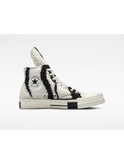 Кеды Converse x FAB LAB: Gorillaz высокие бежевые