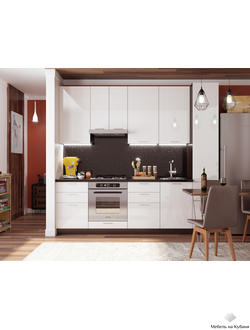 Валерия Белый глянец модульная кухня