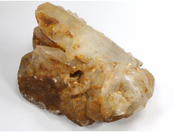 Кварц горный хрусталь, сросток кристаллов необработанный, Россия, Урал (89*65*62 мм, 304 г) №36166