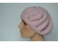 Берет Vizio 3633 пудровый Италия