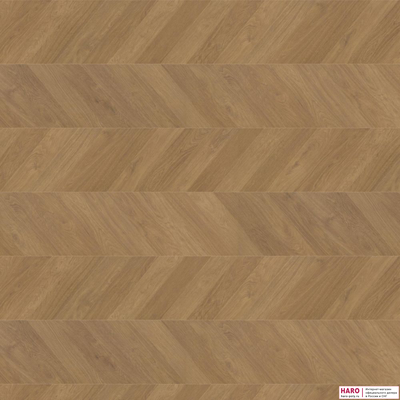 Ламинат Haro Chevron Дуб Натур Шеврон 545180 33 класс толщина 8 мм с фаской 2.13 м2