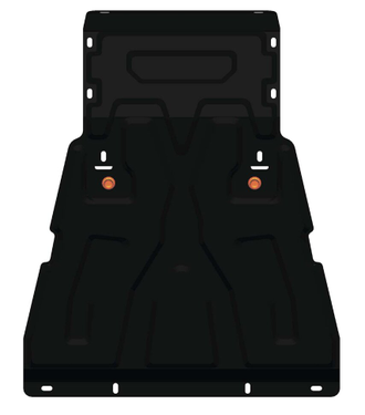 Lada Niva Travel 2021- V-1,7 Защита картера и рулевых тяг (Сталь 1,5мм) ALF0317ST