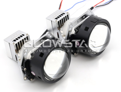 Билед модули Aozoom A4+ 2024 3.0 дюйма, 2 чипа, 5500K, 12V, 58W/67W, крепление 3R (комплект, 2шт)