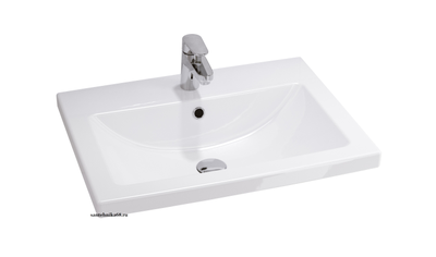 Раковина встраиваемая Cersanit COMO 40 50 60 70 80 100 см белая с отверстием