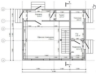 Двухэтажный каркасный дом 131м² (SK71)