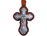 Крест Православный, дерево-металл. Номер 2