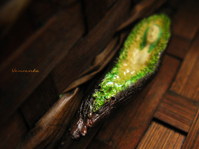 Дух живого леса. Кулон из полимерной глины. Талисман в виде дриады - духа леса