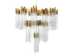 Люстра Contemporary chandelier crystal brass