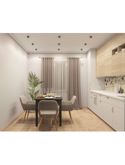 Влагозащищенный светильник Denkirs DK2404-BK