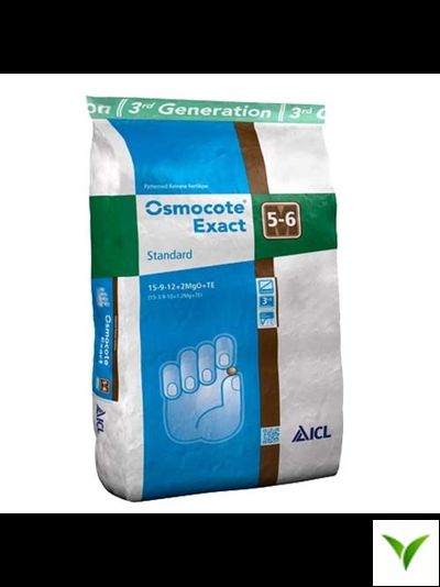 Осмокот Экзакт Стандарт 5-6м (15-9-12+2MgO+МЭ) 25 кг