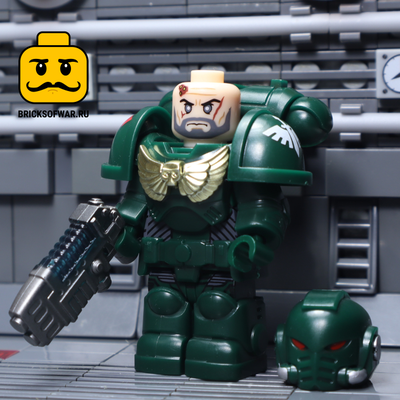 Конструктор фигурка Космодесантник, легион Темные Ангелы, Вархаммер 40000