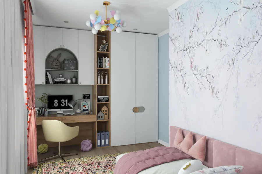 Домино.  Детская для девочки