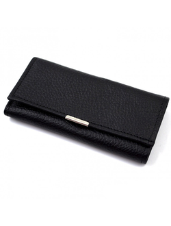 Ключница с кошельком под наклейку логотипа авто. Чёрный