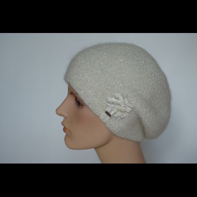 Vizio Италия 8019 В берет белый 2 цвет