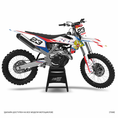 Наклейки на мотоцикл KTM 125-450 SX, SXF 2019-2022, EXC 2020-2023/GR8 #7598