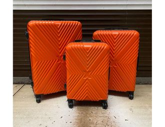 Чемодан большой ABS Х-образный L оранжевый