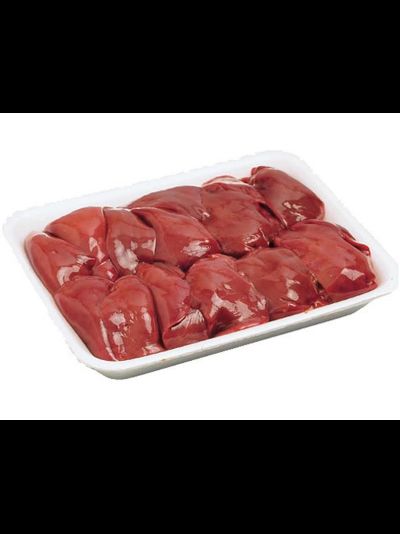 Печень индейки замороженная (п/лоток). 800гр