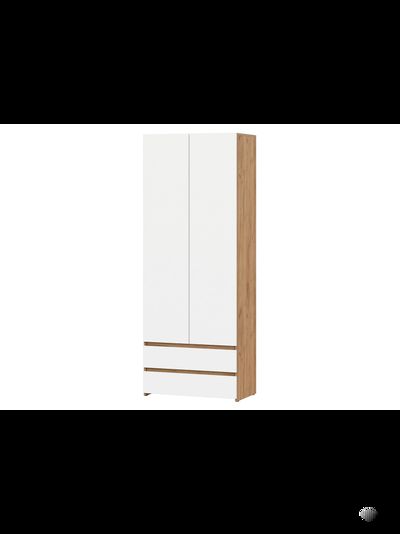 Некст прихожая Дуб Золотой / Белая шагрень