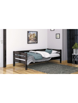 Кровать Глория орех темный (Бравомебель)