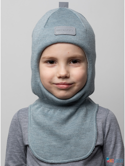 Шапка-шлем "NK"   20101-01, цвет серый р. 50-52