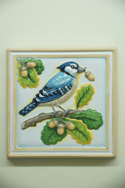 Сойка (панно)