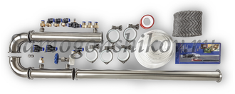 Самогонный дистиллятор «Хард» СС-2. С царгой 50 см. Кожухотрубный дефлегматор. (модификация 1)