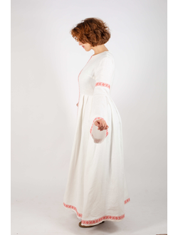 Платье "Царевна Лебедь"  белое