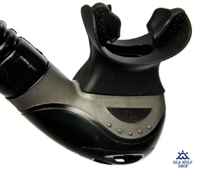 Маска для дайвинга с трубкой Sargan Агидель BLACK, комплект