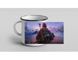 Купить Кружку металлическую эмалированную The Long Dark, Лонг Дарк №1 в ...