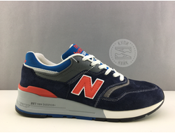 New Balance 997 Синие с красным, серым (41-45) Арт. 060М