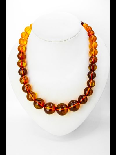 Бусы из крупного янтаря "Градиент" 02783