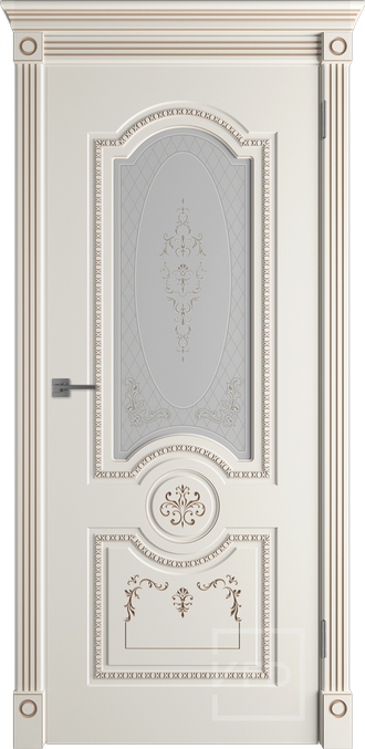 Дверь ПО Ванесса 3Д ivory pc art cloud