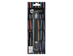 Пинцет для бровей ручной заточки с комбинированными кончиками