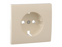 Efapel 50631 TMF, Лицевая панель розетки 2К+З Apolo 5000, бежевый