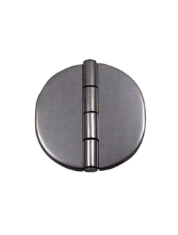 Петля-бабочка CQUIP Covered Round 70-9120654 Ø64,7x2мм из нержавеющей стали AISI316 ось по центру