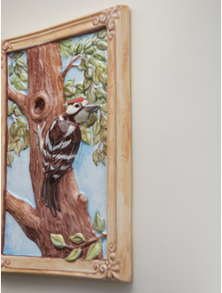 Дятел (панно)